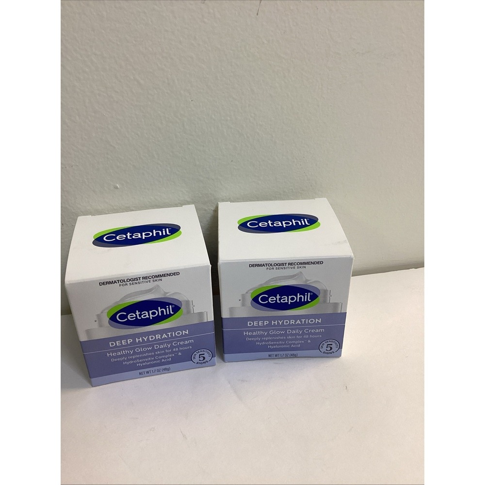 Cetaphil Deep Hydration Healthy Glow Daily Cream W/ Hyaluronic Acid 1.7 Oz - Picture 5 of 16